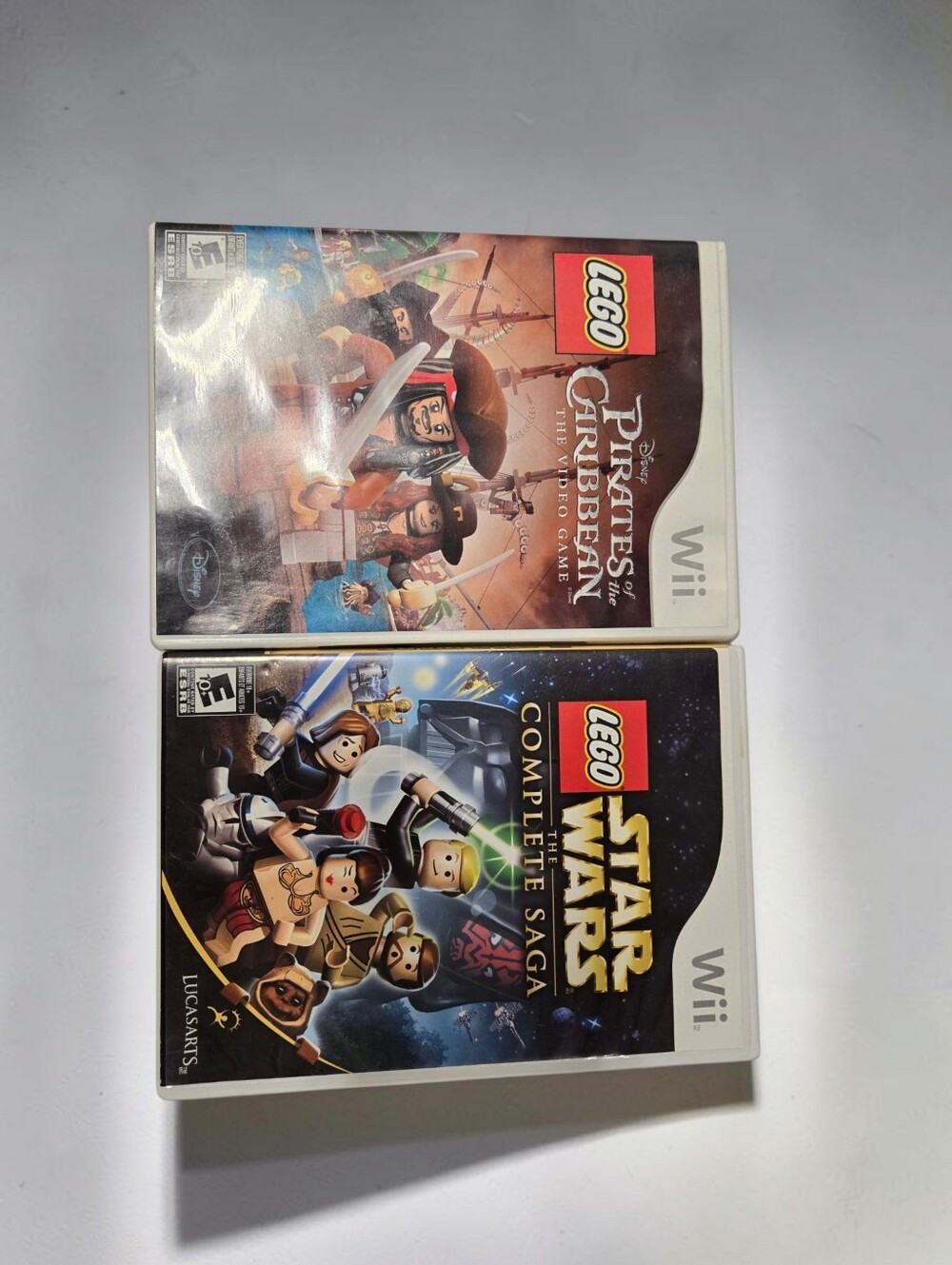 LEGO Star Wars & Pirates of the Caribbean Nintendo Wii Game Bundle